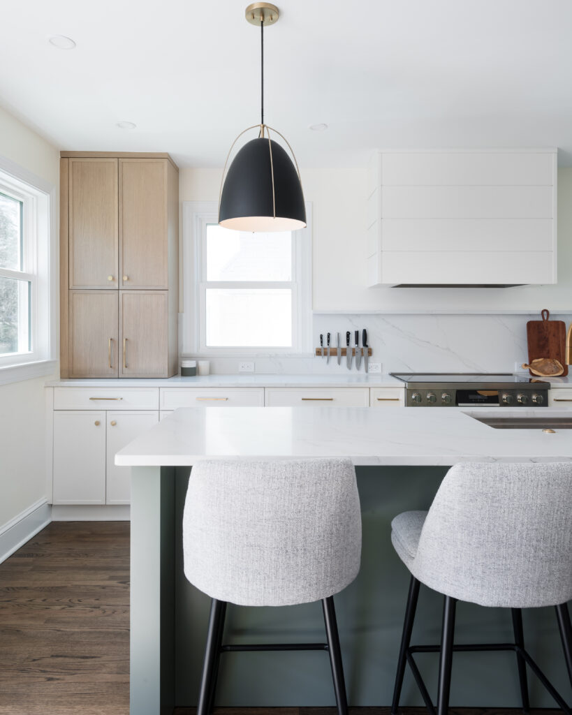 shaker cabinets bright kitchen