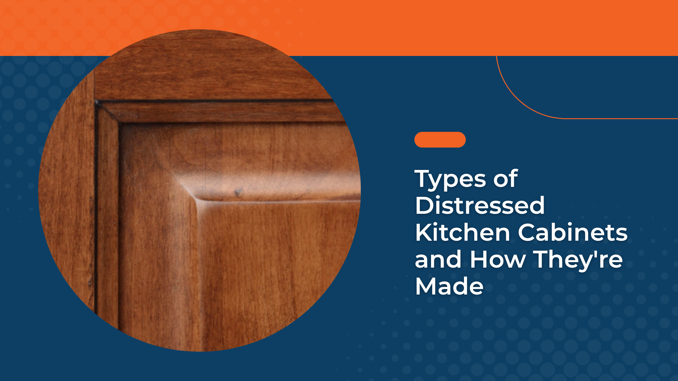 Types of Distressed Kitchen Cabinets and How They're Made