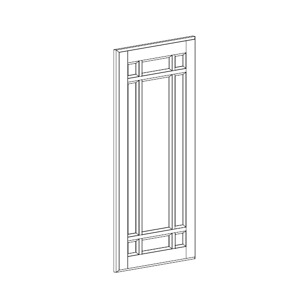 prairie mullion cabinet doors