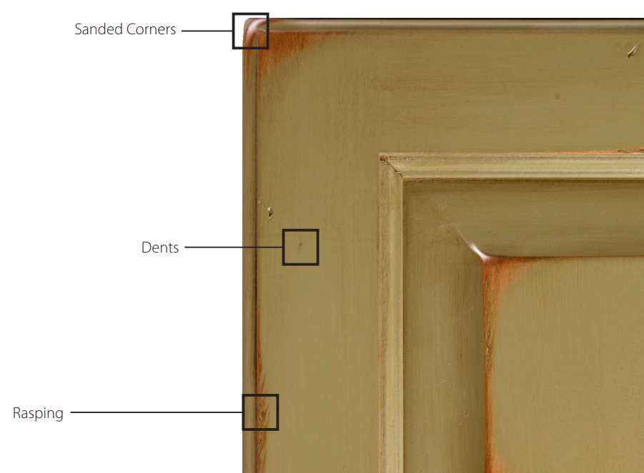 Antique Wear kitchen cabinets